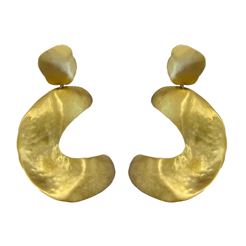 NUGGETS GOLD BRONZE EARRINGS