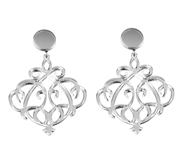 EARRINGS OPTICAL MIRROR