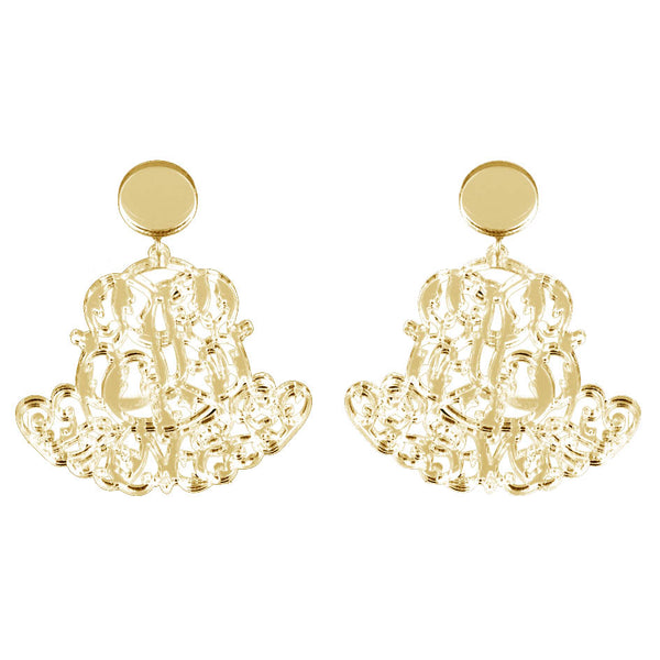 EARRINGS ROYAL MIRROR GOLD