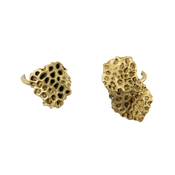 BRACELET CORAL MINI & MAX GOLD BRONZE