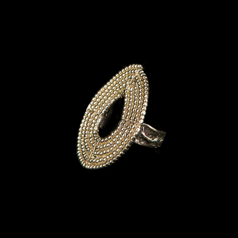 RING MASAI DROP MINI GOLD BRONZE