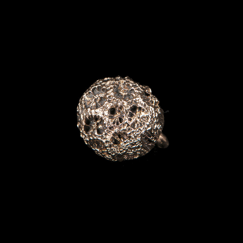 Copia del RING SMALL BALL & ZIRCONS ROSE BRONZE