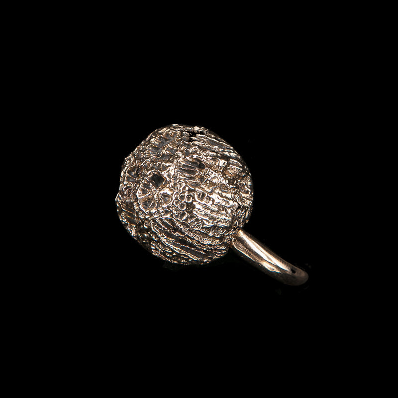 Copia del RING SMALL BALL & ZIRCONS ROSE BRONZE