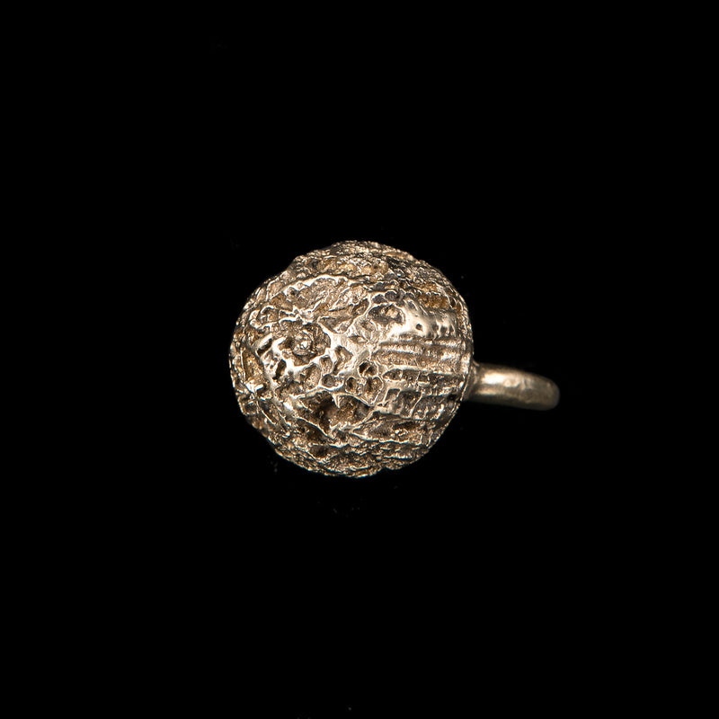 Copia del RING SMALL BALL & ZIRCONS ROSE BRONZE
