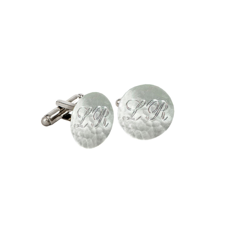 CUFFLINKS WHITE BRONZE & CUSTOMIZATION