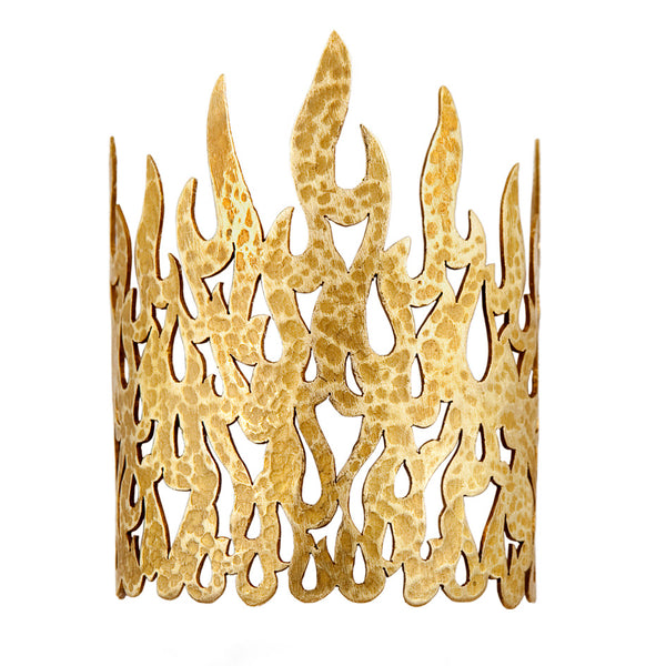 BRACELET FLAMES GOLD BRONZE