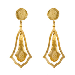 EARRINGS GOTICS GOLD BRONZE