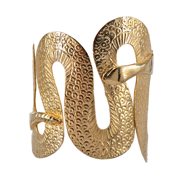 BRACELET SNAKE ROLLED GOLD BRONZE