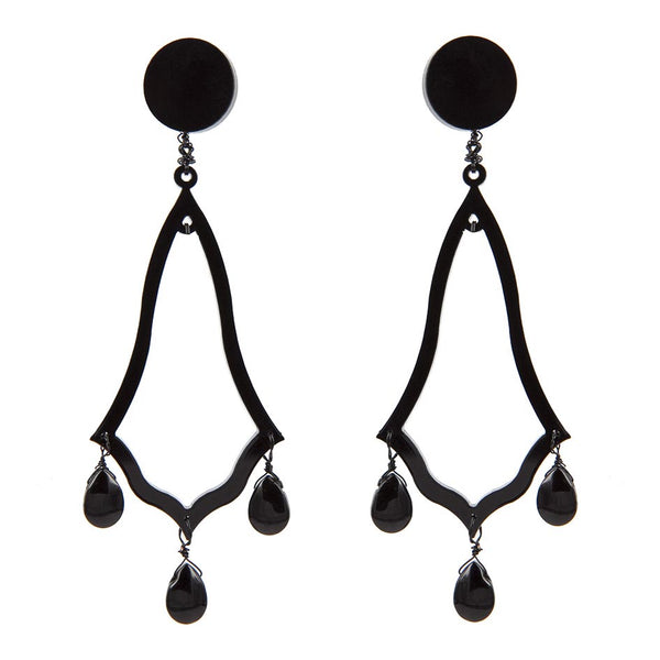 EARRINGS GOTICI BLACK