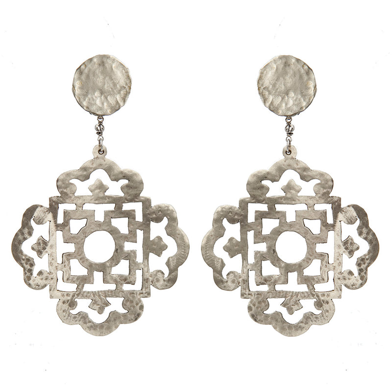 EARRINGS JAPANESE WHITE BRONZE