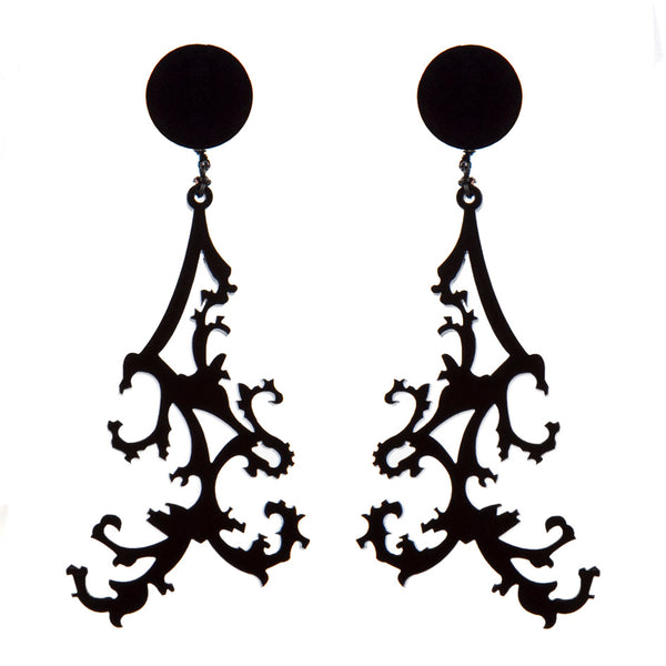 EARRINGS RAMAGE BLACK