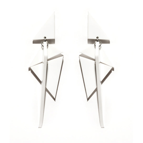 EARRINGS ICERBERG WHITE