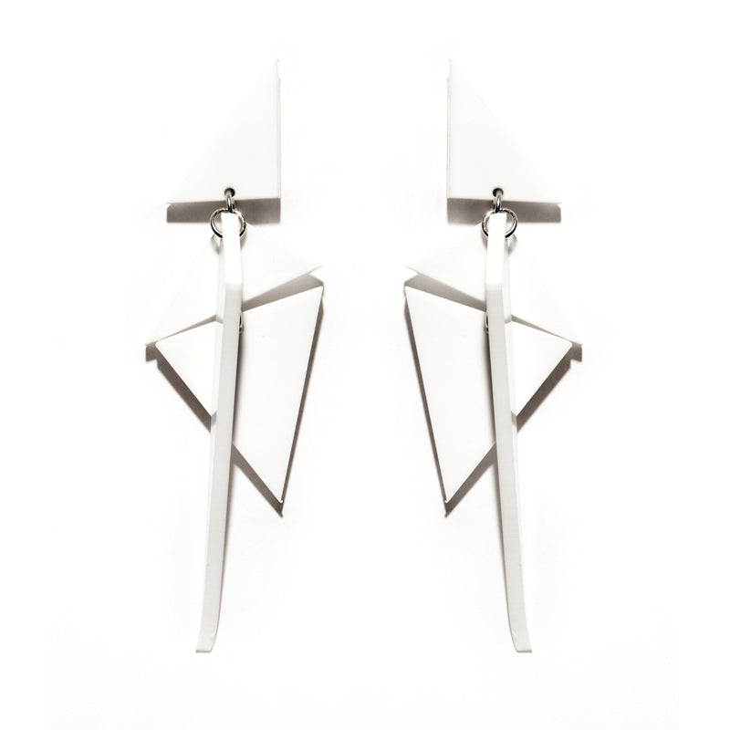 EARRINGS ICERBERG WHITE