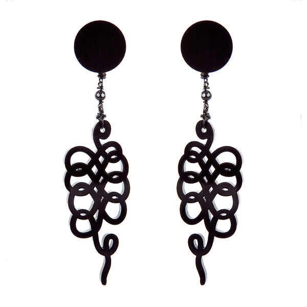 EARRINGS OTTO BLACK