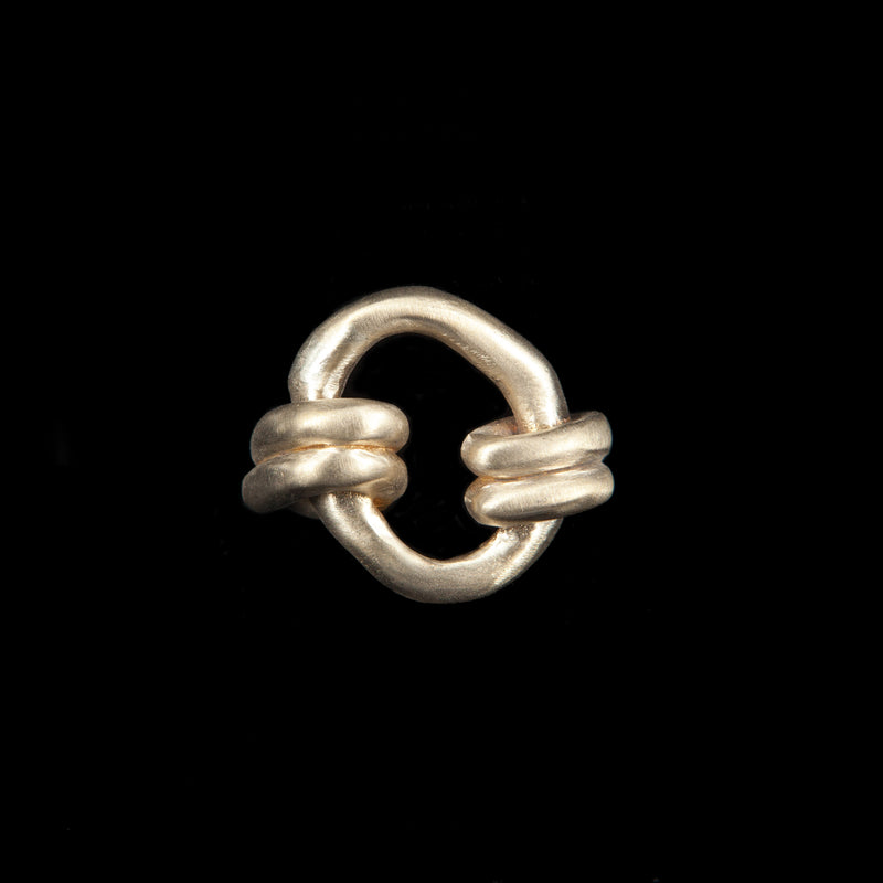 RING NODE GOLD BRONZE