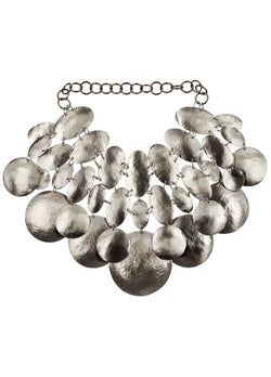 NECKLACE ASTEROIDI WHITE BRONZE