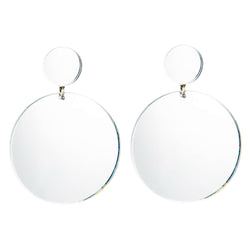 EARRINGS MAXI DOTS WHITE