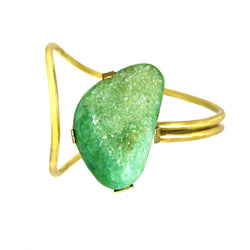 BRACELET HANGER DRUZY CHRYSOPASE