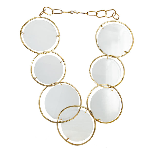 NECKLACE CIRCLES PLEXI MINI