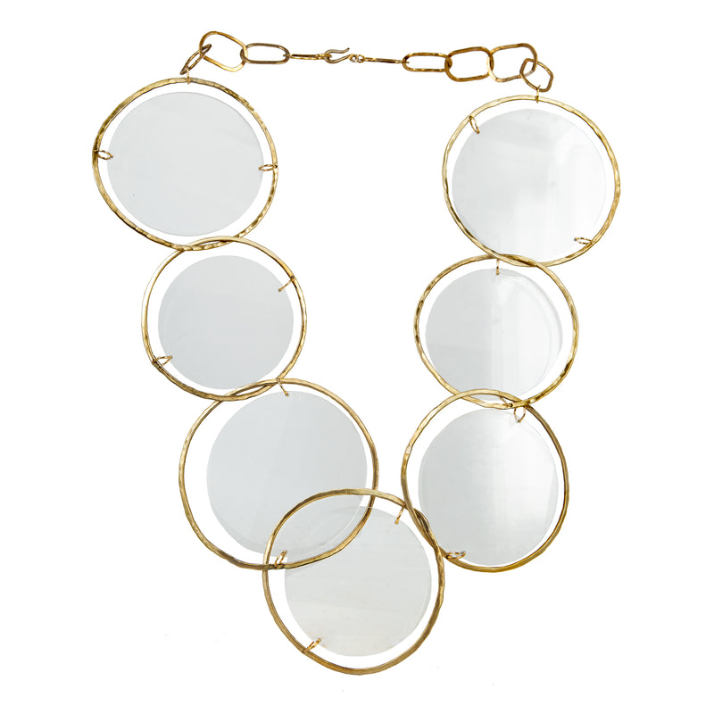 NECKLACE CIRCLES PLEXI MINI