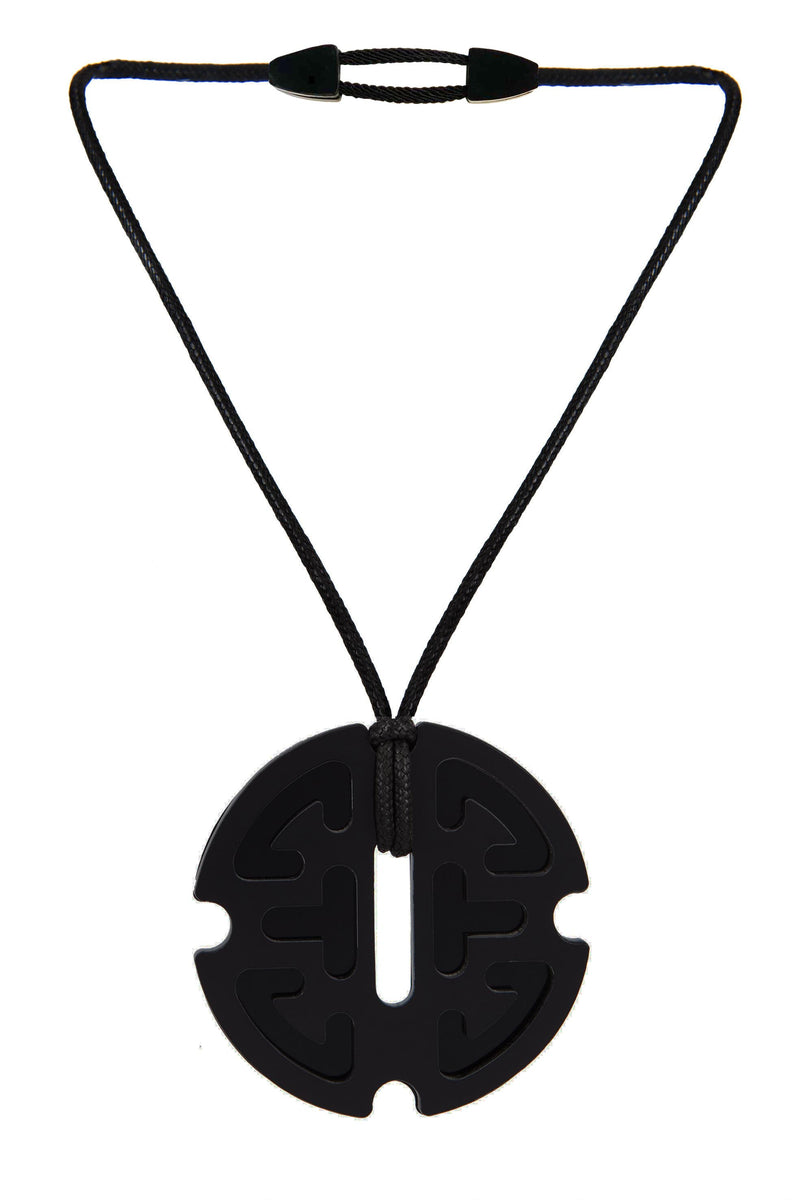 NECKLACE LONGEVITY PLEXI BLACK