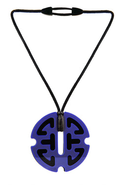 NECKLACE LONGEVITY PLEXI BLUE