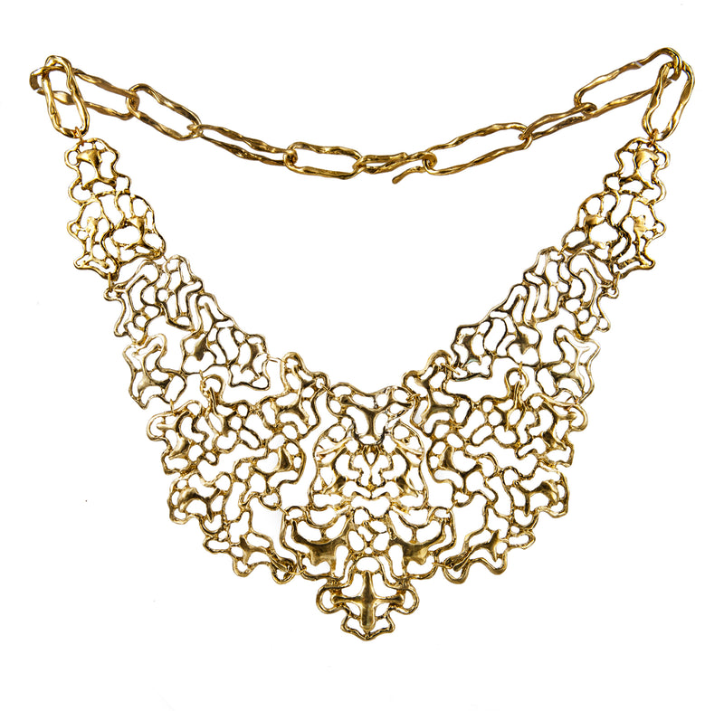 NECKLACE PUZZLE GOLD BRONZE