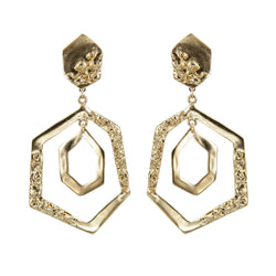 EARRINGS HEXAGON