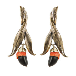 EARRINGS LEAVES & SEEMS