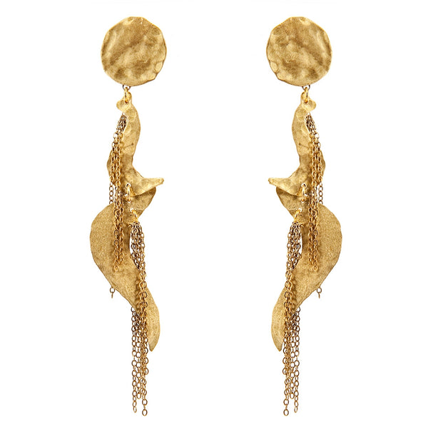 EARRINGS ESCARGOT GOLD BRONZE