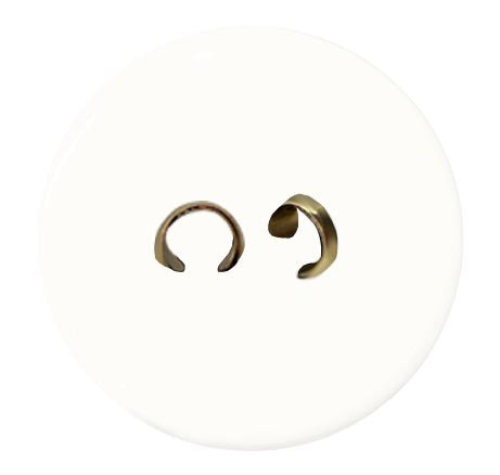 RING OCTAGON GOLD BRONZE