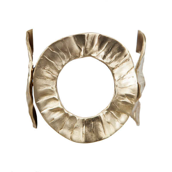 BRACELET 3 CIRCLES GOLD BRONZE