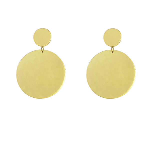 EARRINGS MINI DOTS MIRROR GOLD