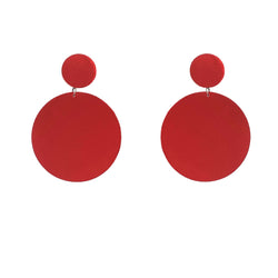 EARRINGS MINI DOTS RED