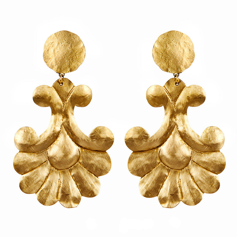 EARRINGS SANTIAGO GOLD BRONZE
