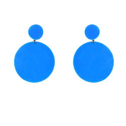 EARRINGS MINI DOTS SKY BLUE