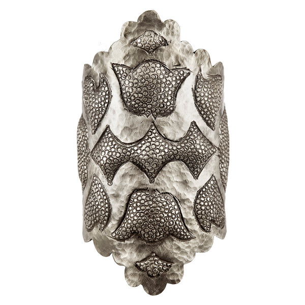 BRACELET TULIP WHITE BRONZE