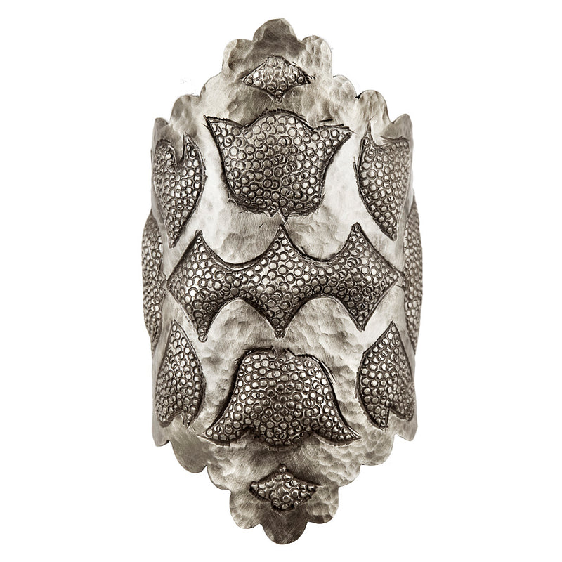 BRACELET TULIP WHITE BRONZE