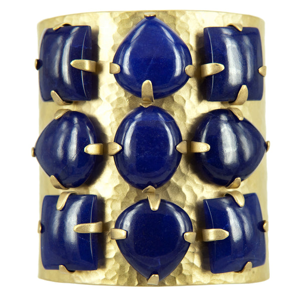 BRACELET VALCHIRIA GOLD BRONZE AND SAPPHIRES