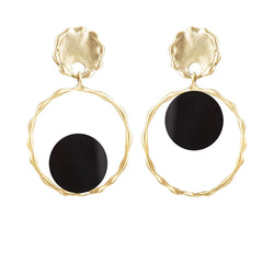 EARRINGS TEARS EYES BLACK