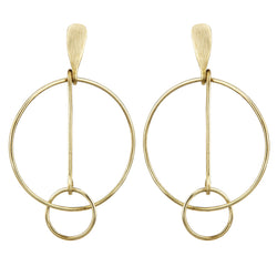 EARRINGS VIBES GOLD BRONZE