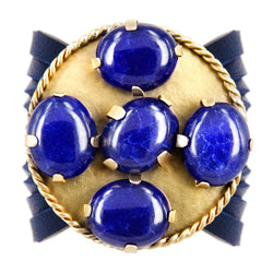 BRACELET CANDY GOLD BRONZE AND SAPPHIRES