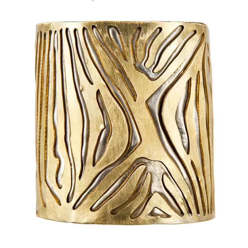 BRACELET ZEBRA GOLD BRONZE