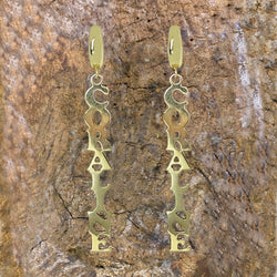 CORALINE EARRINGS GOLD BRONZE