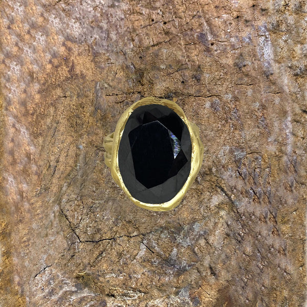 BLACK SOLITAIRE GOLD BRONZE