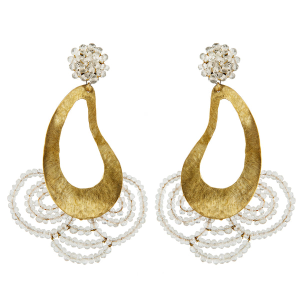 EARRINGS MENINAS MOON STONE