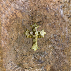 LILY CROSS GOLD BRONZE