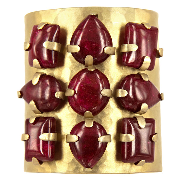 BRACELET VALCHIRIA GOLD BRONZE - RED