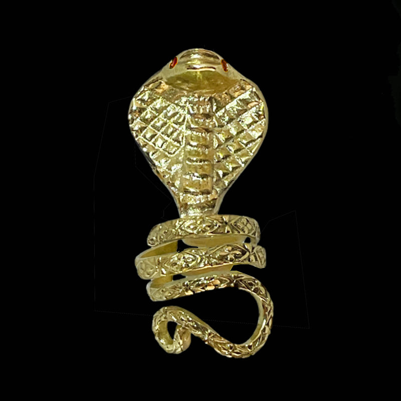 BUBBLES BLACK ONIX OVAL RING GOLD BRONZE