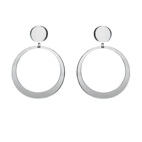 EARRINGS MINI HOOPS MIRROR